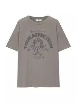 Рубашка Pull&Bear, цвет Graphite