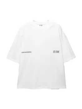 Рубашка Pull&Bear ICE CUBE, белый