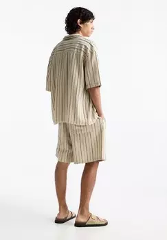 Рубашка PULL&BEAR, охра
