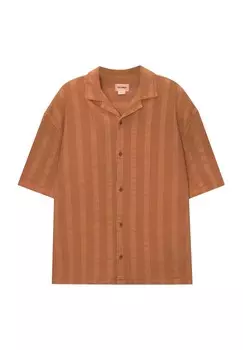 Рубашка PULL&BEAR, оранжевый