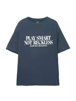Рубашка Pull&Bear, сапфировый