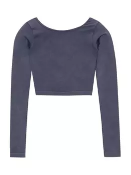 Рубашка Pull&Bear, темно-синий