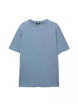 Рубашка Pull&Bear, темно-синий