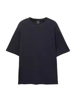 Рубашка Pull&Bear, темно-синий