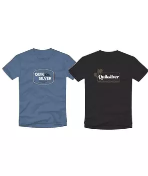 Рубашка QUIKSILVER, цвет Blue/Black