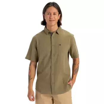 Рубашка Quiksilver Time Box, зеленый
