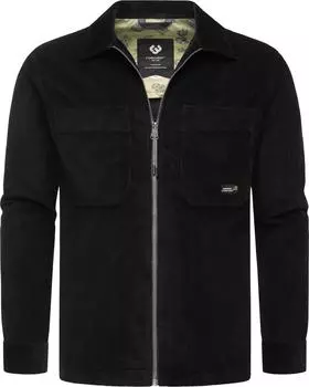 Рубашка ragwear Langarm Cordy, черный