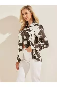 Рубашка - Разноцветный - Классический крой Guess
