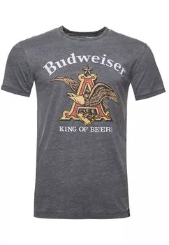 Рубашка Recovered Budweiser Eagle, антрацит