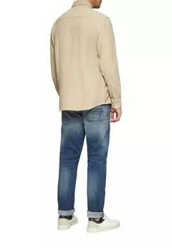 Рубашка REGULAR FIT BUTTON-DOWN STRUKTUR s.Oliver, бежевый