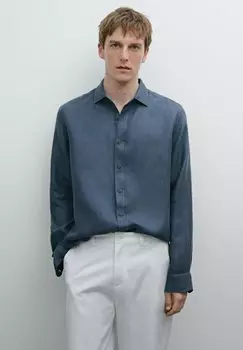Рубашка REGULAR FIT Massimo Dutti, синий