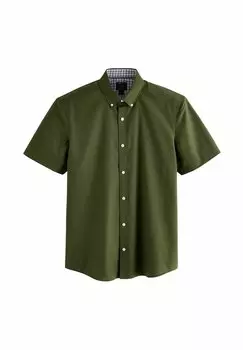 Рубашка REGULAR FIT - STRETCH OXFORD SHORT SLEEVE Next, зеленый