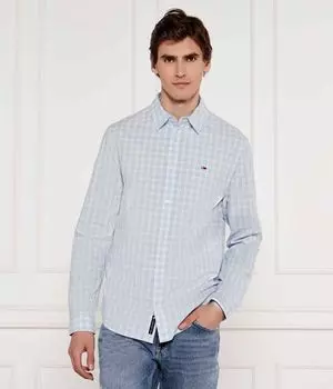 Рубашка Regular fit Tommy Jeans, синий