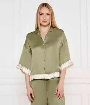 Рубашка Relaxed fit Karl Lagerfeld, зеленый