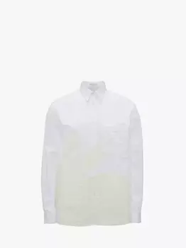 Рубашка с аппликацией JW Anderson, белый