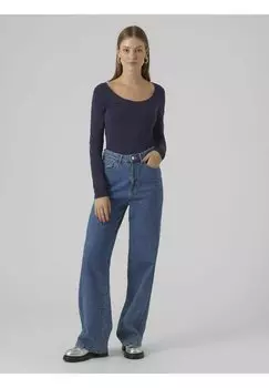 Рубашка с длинным рукавом 2ER PACK Vero Moda, цвет Black Iris