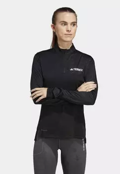 Рубашка с длинным рукавом Adidas, черный