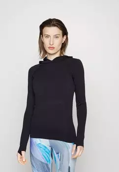 Рубашка с длинным рукавом Athleta, черный