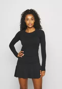 Рубашка с длинным рукавом Athleta, черный
