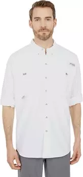 Рубашка с длинным рукавом Big & Tall Bahama II Columbia, белый