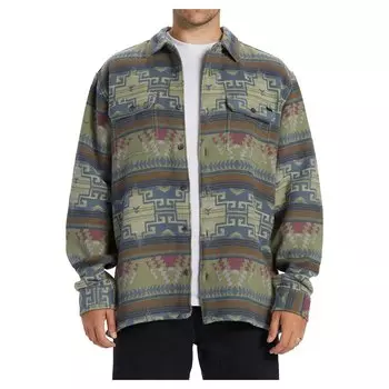Рубашка с длинным рукавом Billabong Offshore Jacquard, зеленый