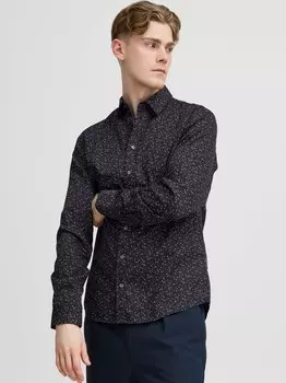 Рубашка с длинным рукавом cfanton Casual Friday, синий