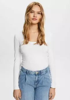 Рубашка с длинным рукавом Esprit, белый