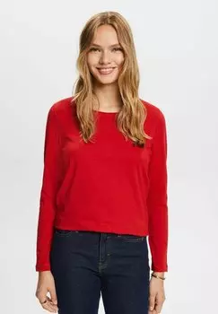 Рубашка с длинным рукавом Esprit, красный