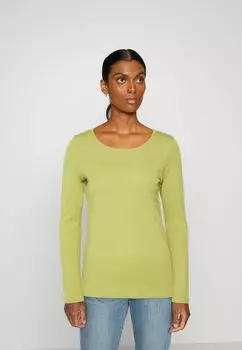 Рубашка с длинным рукавом Esprit, зеленый