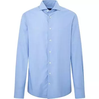 Рубашка с длинным рукавом Hackett Fine Glen, синий
