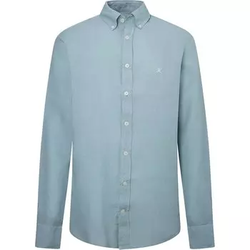 Рубашка с длинным рукавом Hackett Garment Dyed B, синий