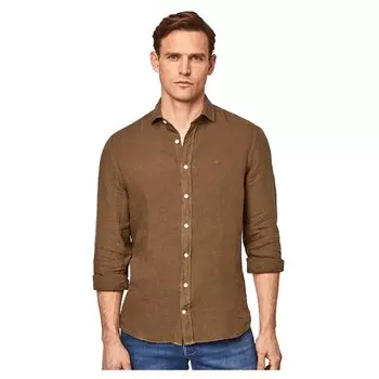 Рубашка с длинным рукавом Hackett Garment Dyed K, зеленый