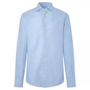Рубашка с длинным рукавом Hackett Micro H Jacquard, синий