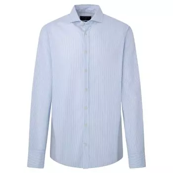Рубашка с длинным рукавом Hackett Twill, синий