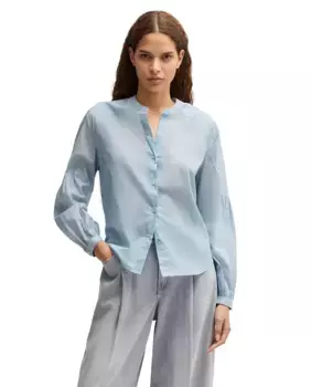 Рубашка с длинным рукавом Hugo Boss, голубой