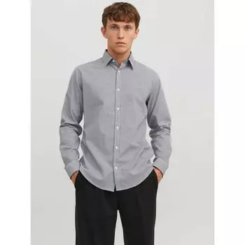 Рубашка с длинным рукавом Jack & Jones Blabelfast, серый
