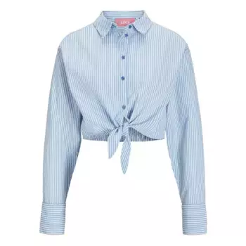 Рубашка с длинным рукавом Jack & Jones Windy Seersucker JJXX, синий
