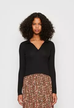 Рубашка с длинным рукавом Monki, черный