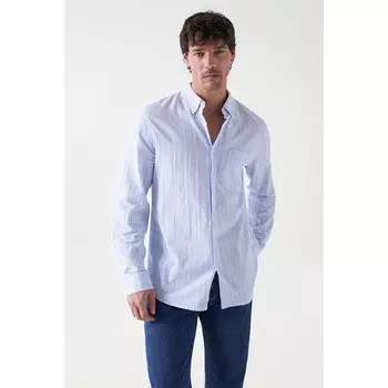 Рубашка с длинным рукавом Salsa Jeans Striped, синий