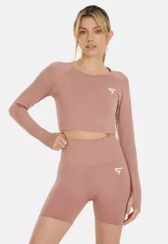 Рубашка с длинным рукавом SQUATPROOF, темно-розовый