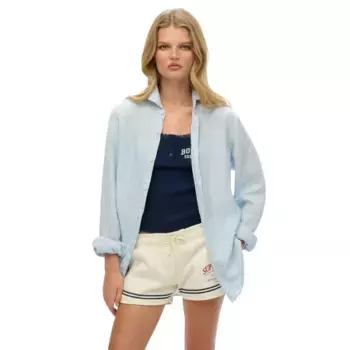 Рубашка с длинным рукавом Superdry Studios Casual, синий