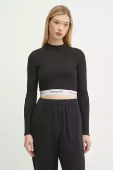 Рубашка с длинным рукавом Tommy Jeans, черный