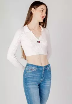 Рубашка с длинным рукавом Tommy Jeans, пудрово-розовый