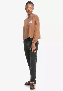 Рубашка с длинным рукавом UNI OVERSIZED LS TEE Quiksilver, бежевый