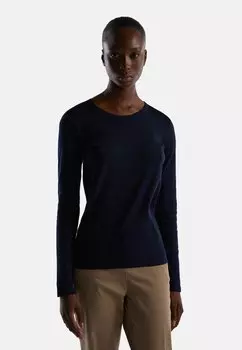 Рубашка с длинным рукавом United Colors of Benetton, синий