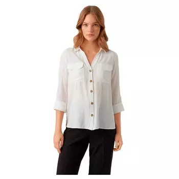 Рубашка с длинным рукавом Vero Moda Bumpy New, белый