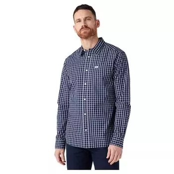 Рубашка с длинным рукавом Wrangler 1 Pocket Regular Fit, синий