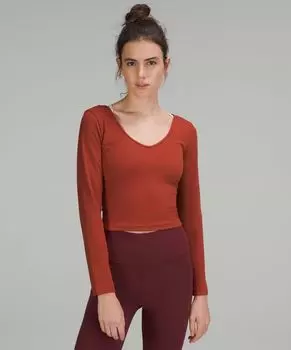 Рубашка с длинными рукавами Align Lululemon