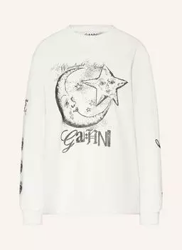 Рубашка с длинными рукавами Ganni, экрю