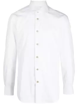 Рубашка с длинными рукавами Kiton, белый